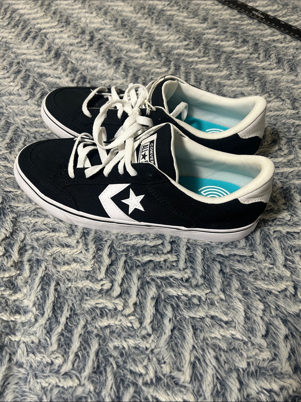 Converse Chuck Taylor All Star Tobin Black and White Low-Top Sneakers